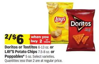 Meijer Doritos or Tostitos offer