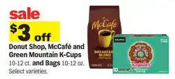 Meijer Donut Shop, McCafé and Green Mountain K-Cups offer