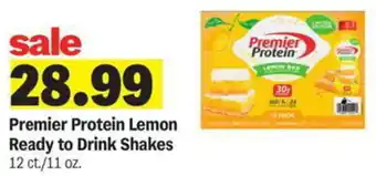 Meijer Premier Protein Lemon Ready to Drink Shakes offer