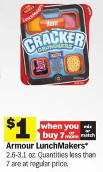 Meijer Armour LunchMakers offer