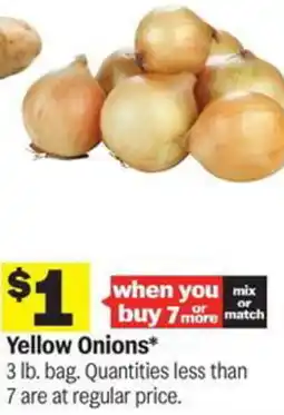 Meijer Yellow Onions offer