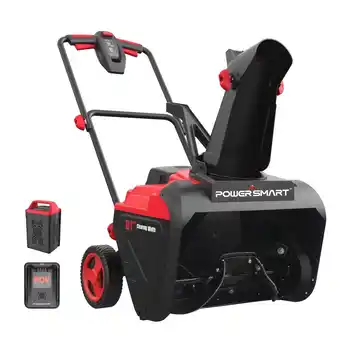 Walmart PowerSmart 21 Cordless Snow Blower, with 80V 6.0Ah Battery and Charger offer