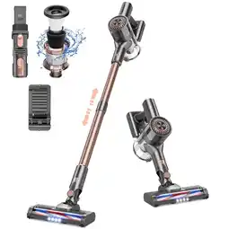 Walmart Bossdan Stick Vacuum Cleaner, 4 in 1 Cordless Vacuum Cleaner with Powerful Suction for Hardwood offer