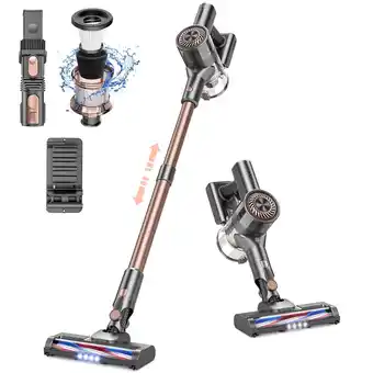 Walmart Bossdan Stick Vacuum Cleaner, 4 in 1 Cordless Vacuum Cleaner with Powerful Suction for Hardwood offer