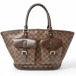 Walmart Pre-Owned Louis Vuitton Tote Bag Shoulder Compatible LOUIS VUITTON Damier Manosque GM... (Good) offer