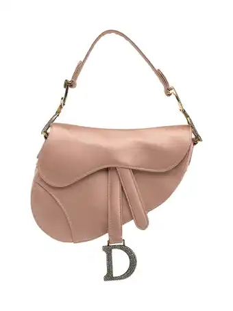 Walmart Pre-Owned Authenticated Dior Shoulder Bag Satin Light Pink Women offer