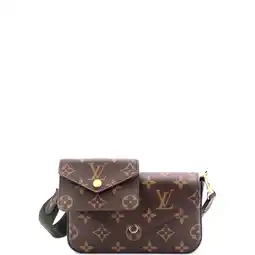 Walmart Pre-Owned Felicie Strap & Go Handbag Monogram Canvas by Rebag offer