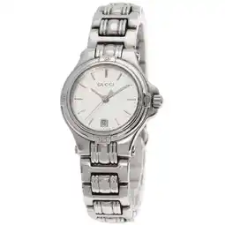 Walmart Pre-Owned Gucci 9040L Watch Stainless Steel SS Ladies (Fair) offer