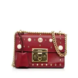 Walmart Pre-Owned Authenticated Gucci Crossbody Bag Calf Red Women offer