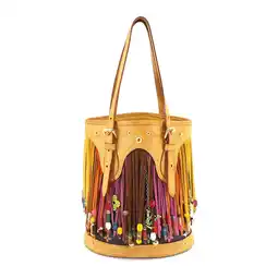 Walmart Pre-Owned Louis Vuitton LOUIS VUITTON Monogram Multicolor Bucket Fringe Shoulder Bag... (Good) offer