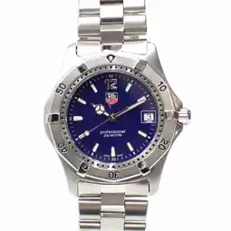 Walmart Pre-Owned TAG Heuer Professional 200m Men's Quartz SS WK1113 Battery Operated Watch (Good) offer