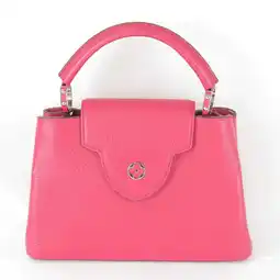 Walmart Pre-Owned LOUIS VUITTON Capucines BB M94754 Shoulder Bag Leather Pink Women's (Fair) offer