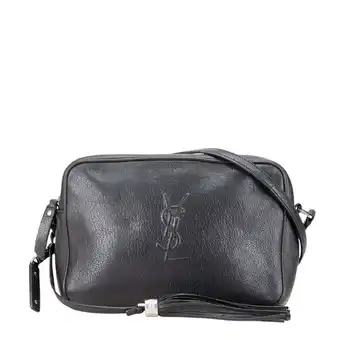 Walmart Pre-Owned Saint Laurent Shoulder Bag Black Leather Women's SAINT LAURENT (Good) offer