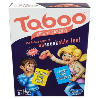 Walmart Taboo Kids Vs Parents The Family Game Of Unspeakable Fun Board Game Ages 8 and Up, 4+ Players offer