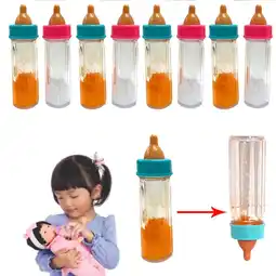 Walmart 8 Pc Baby Dolls Feeding Bottle Magic Set Disappearing Milk Pretend Play Toy offer