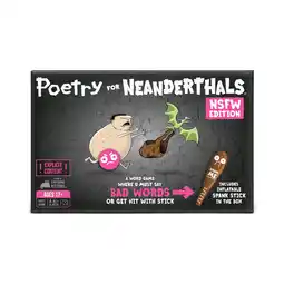 Walmart Poetry for Neanderthals NSFW Edition by Exploding Kittens Card Games offer