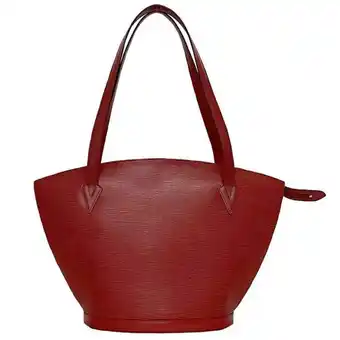 Walmart Pre-Owned Louis Vuitton Tote Bag Saint Jacques f-21781 Red Castilian Epi M52267... (Good) offer