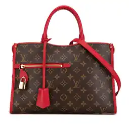 Walmart Pre-Owned Authenticated Louis Vuitton Satchel Monogram Canvas Red Women offer