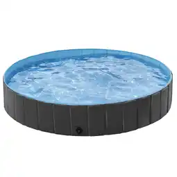 Walmart Yaheetech Foldable Pet Pool Dogs Swimming Pool Wash Tub for Dogs/Cats, Black, Large-XXXL, 71'' offer