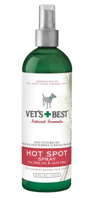 Walmart Vet's Best Hot Spot Itch Relief Dog Spray, 16 Fl Oz offer