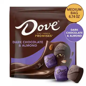 Walmart Dove Promises Dark Choclate & Almond Candy - 6.74oz offer