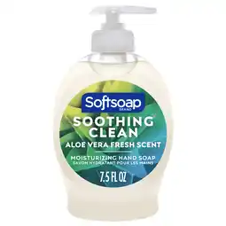 Walmart OT (2) Softsoap Soothing Clean Aloe Liquid Hand Soap, Kitchen and Bathroom Hand Soap, 7.5 fl oz offer