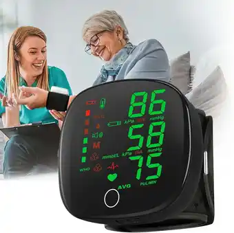 Walmart Blood Pressure Monitor,Automatic Large LCD Display Adjustable Wrist Cuff,Wrist BP Cuff for Adults offer