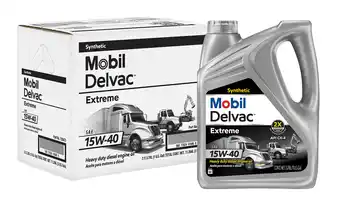 Walmart Mobil Delvac Extreme Heavy Duty Full Synthetic Diesel Engine Oil 15W-40, 1 Gal (3 pack) offer