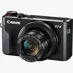 Walmart Canon PowerShot Digital Camera [G7 X Mark II with Wi-Fi & NFC, LCD Screen, and 1-inch Sensor - Black offer