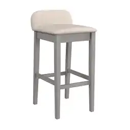 Walmart Hillsdale Maydena 30 Wood Contemporary Bar Stool, Gray Finish offer