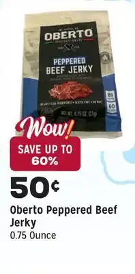 Grocery Outlet Peppered Beef Jerky offer