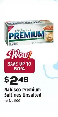 Grocery Outlet Premium Saltines Unsalted offer