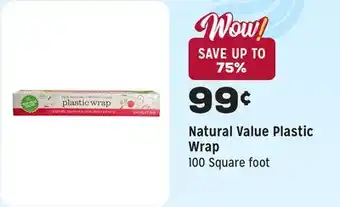 Grocery Outlet Plastic Wrap offer