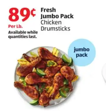 Aldi Fresh Jumbo Pack Chicken Drumsticks offer