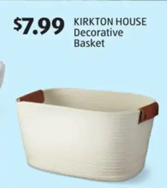 Aldi KIRKTON HOUSE Decorative Basket offer