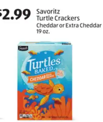 Aldi Savoritz Turtle Crackers offer