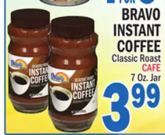 Bravo Supermarkets BRAVO INSTANT COFFEE offer