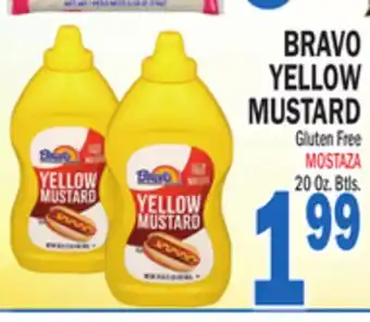 Bravo Supermarkets BRAVO YELLOW MUSTARD offer