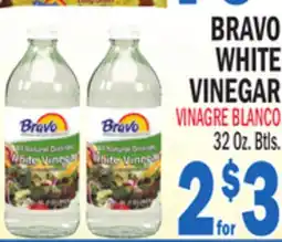 Bravo Supermarkets BRAVO WHITE VINEGAR offer