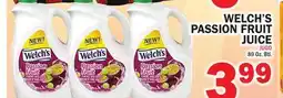 Bravo Supermarkets WELCH'S PASSION FRUIT JUICE offer