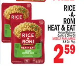 Bravo Supermarkets RICE-A-RONI HEAT & EAT offer