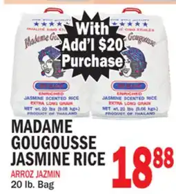 Bravo Supermarkets MADAME GOUGOUSSE JASMINE RICE offer