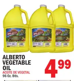 Bravo Supermarkets ALBERTO VEGETABLE OIL offer