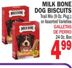 Bravo Supermarkets MILK BONE DOG BISCUITS 24 Oz. Box offer