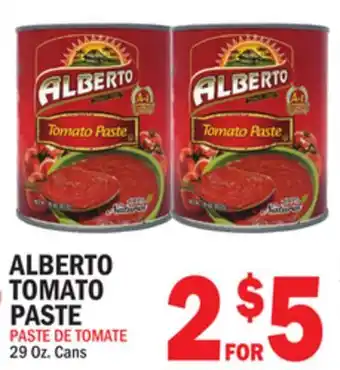 Bravo Supermarkets ALBERTO TOMATO PASTE offer