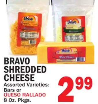 Bravo Supermarkets BRAVO SHREDDED CHEESE offer