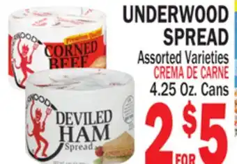 Bravo Supermarkets UNDERWOOD SPREAD offer