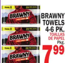 Bravo Supermarkets BRAWNY TOWELS 4-6 PK offer