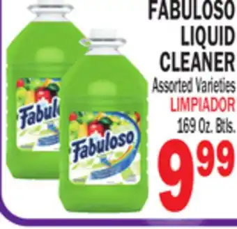 Bravo Supermarkets FABULOSO LIQUID CLEANER offer