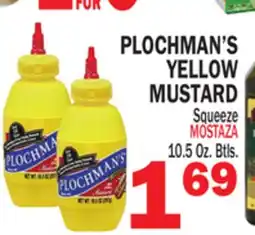 Bravo Supermarkets PLOCHMAN'S YELLOW MUSTARD offer